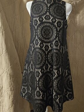 love, Fire | Dresses | Love Fire Black Lace Highneck Mini Dress Size Medium